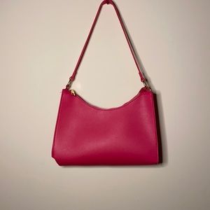 Fuchsia shoulder purse